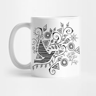 Bird flower set Mug